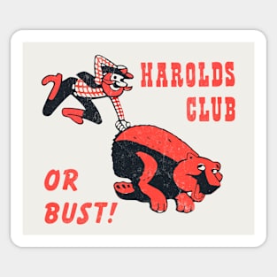 Harolds Club Casino ---- Vintage Aesthetic Sticker